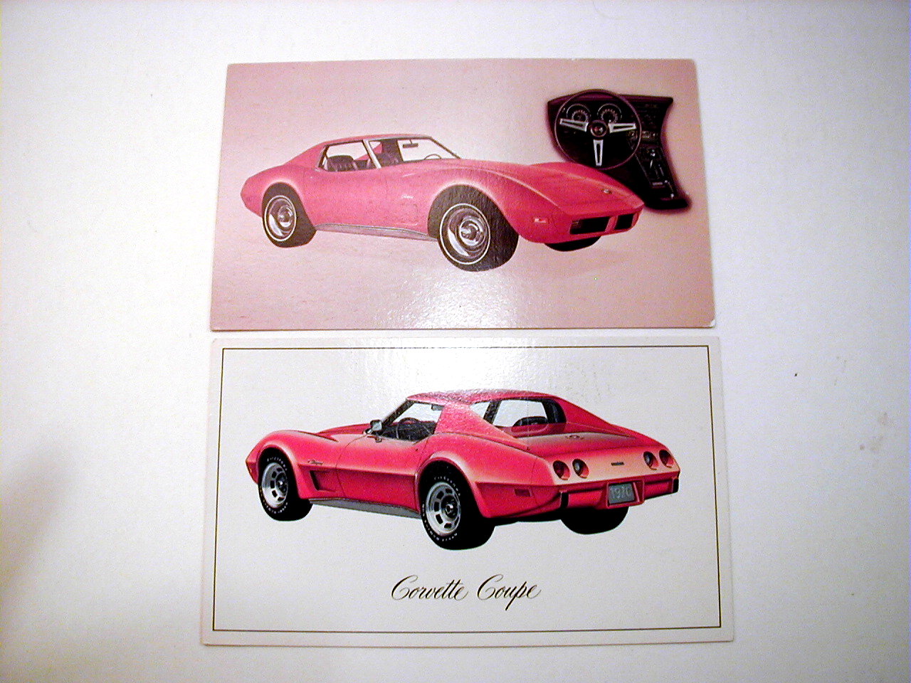 Corvette Post Cards Original NOS